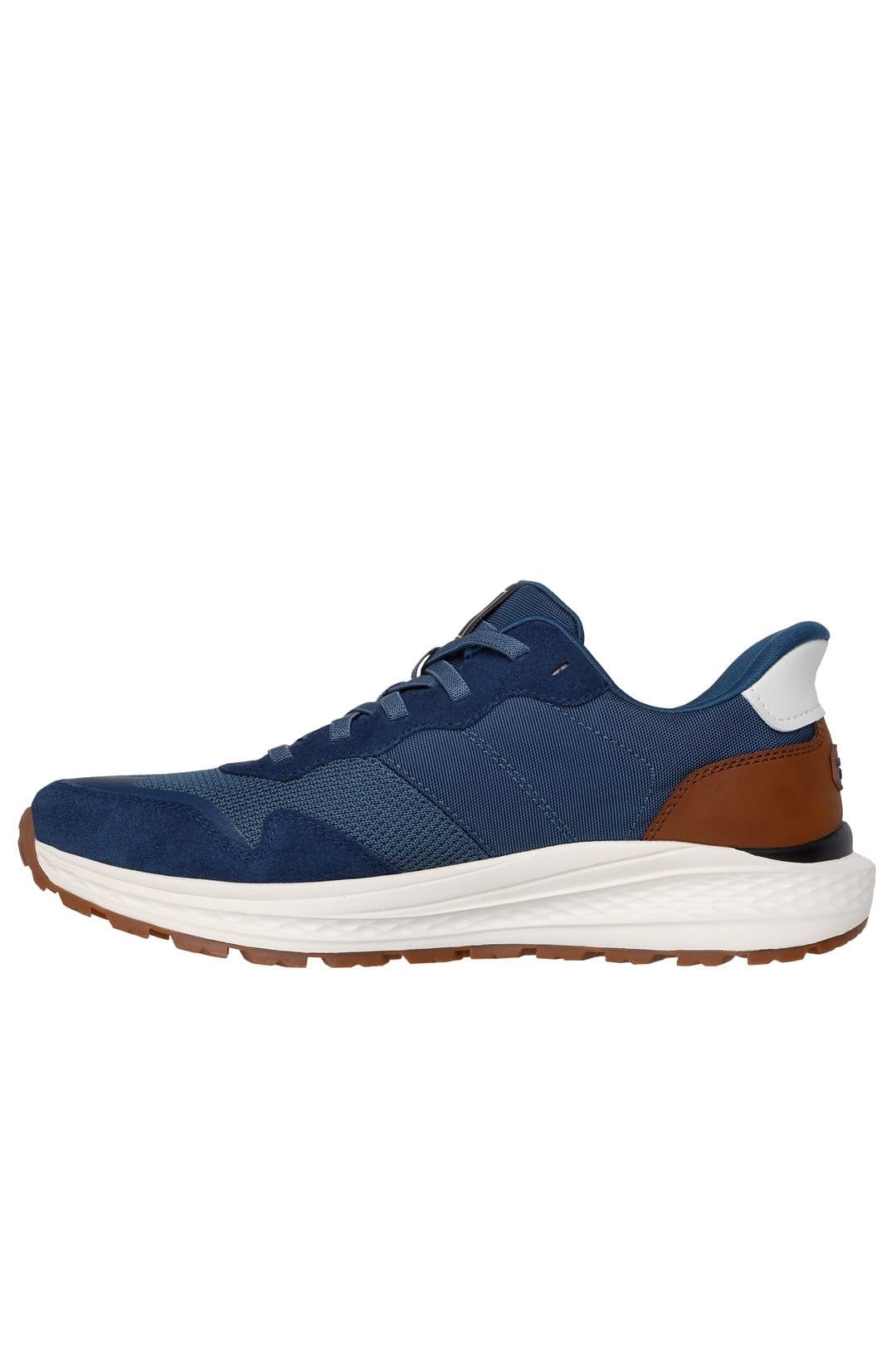 Skechers Skechers Men's SLADE ULTRA MERCER Bungee Lace Slip-Ins Sneaker Blue - 4