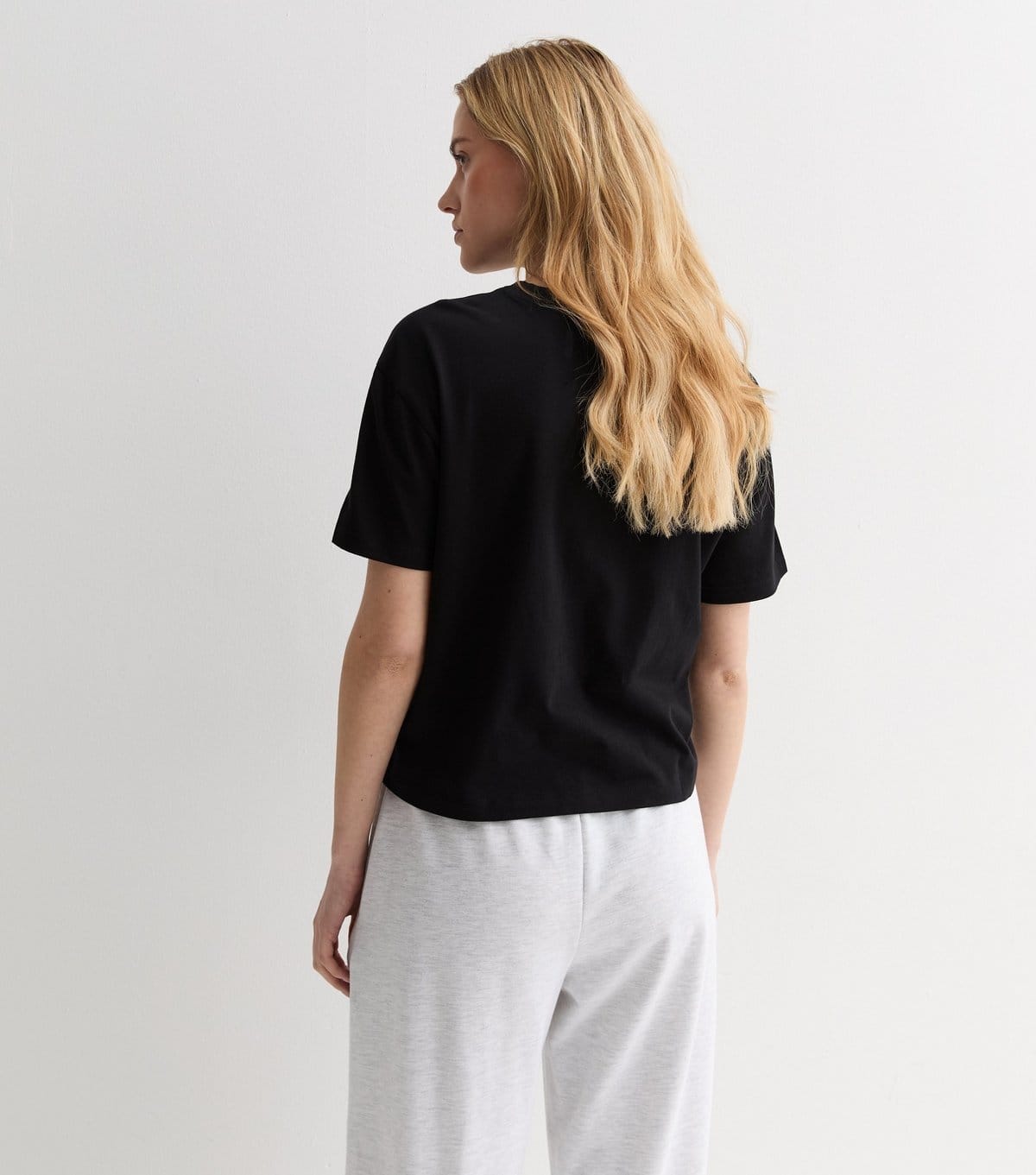 New Look Women's Black Boxy Cotton T-Shirt New Look - 4
