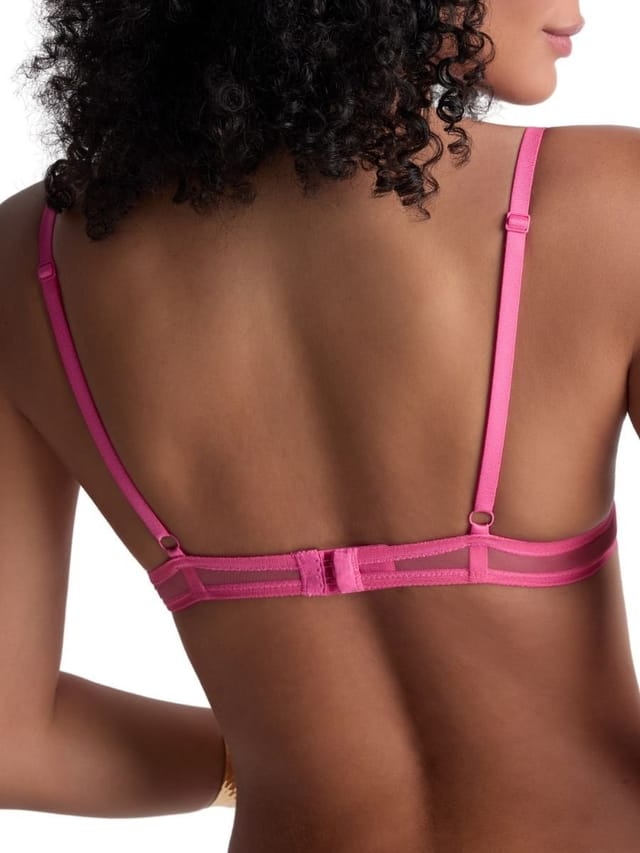 Aubade Aubade Women's Rules of Attraction Moulded Push Up Bra in Pink - 2