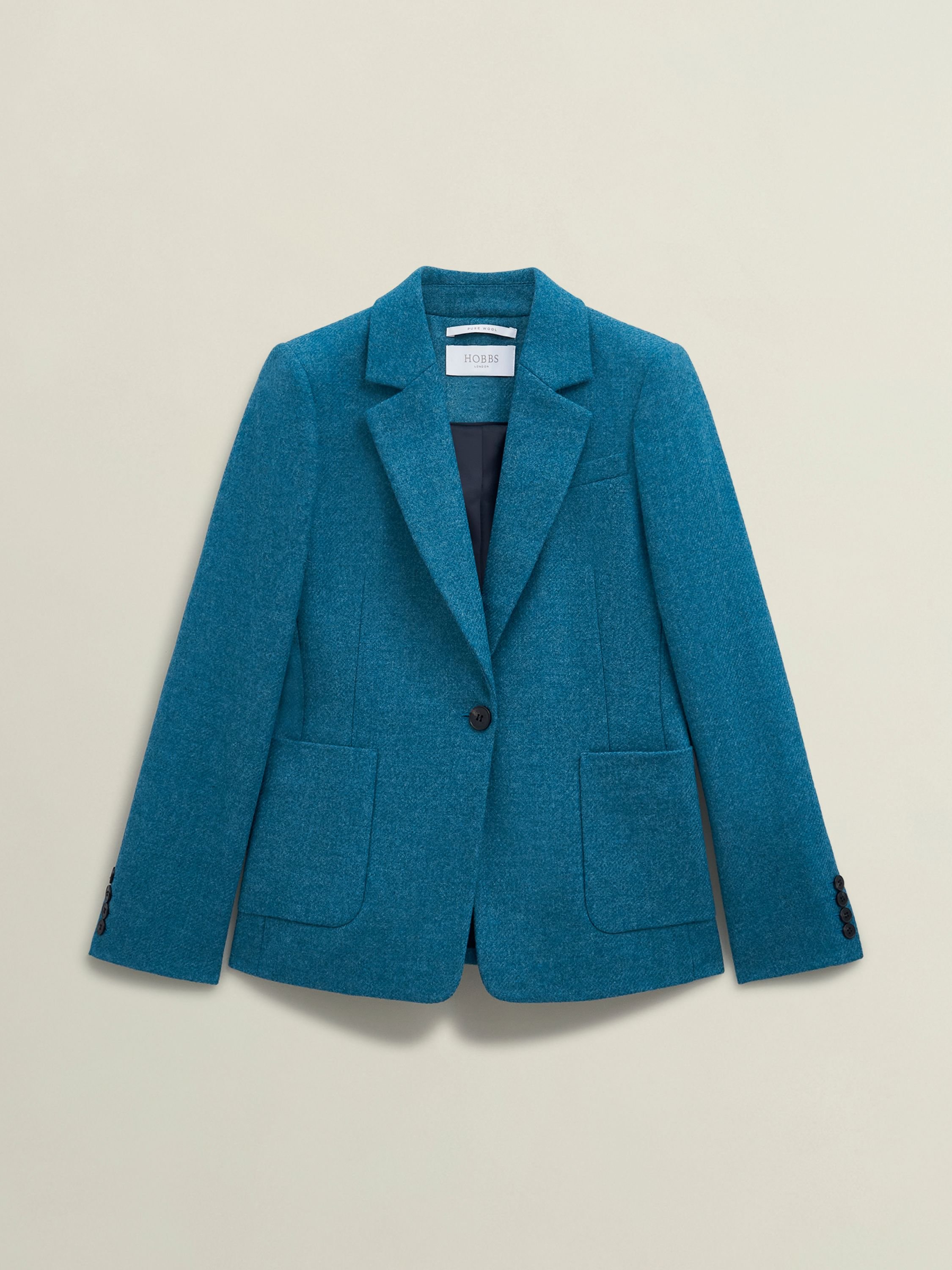 Hobbs London Hobbs London Women's Lilla Jacket in Mid Blue - 2