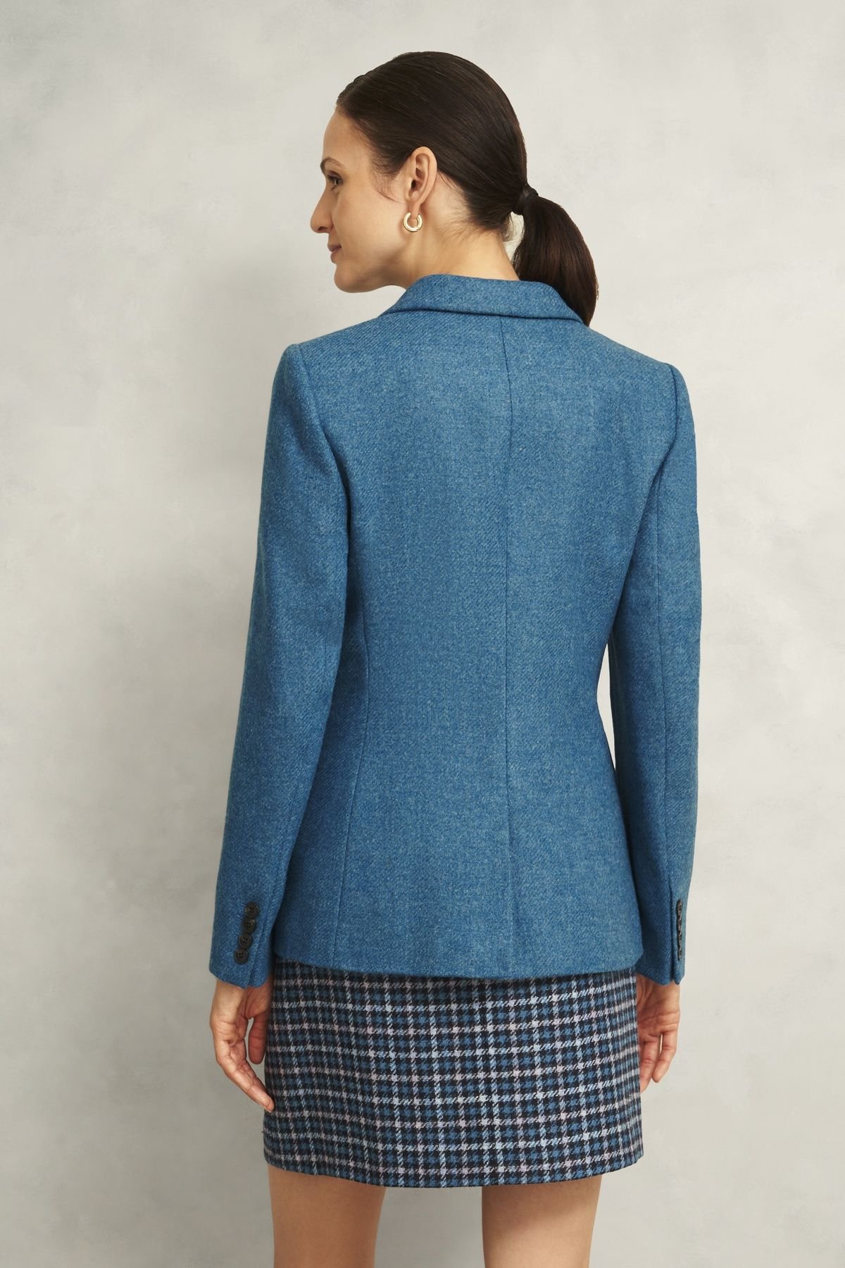 Hobbs London Hobbs London Women's Lilla Jacket in Mid Blue - 4