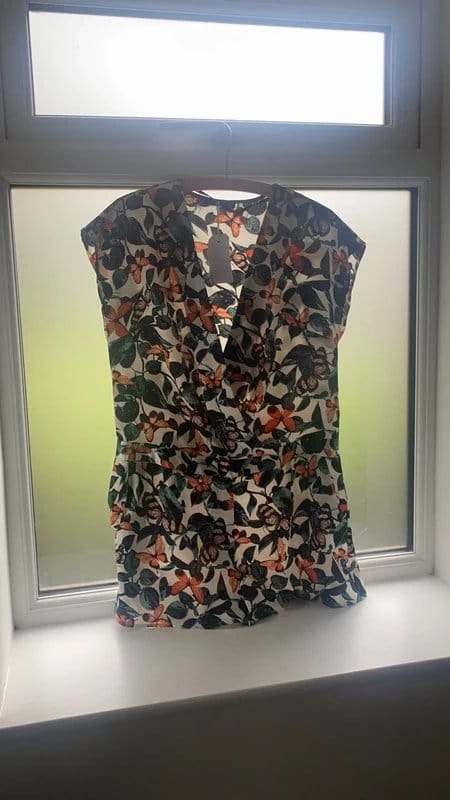 Atmosphere Multi Floral Butterfly Playsuit Size 14