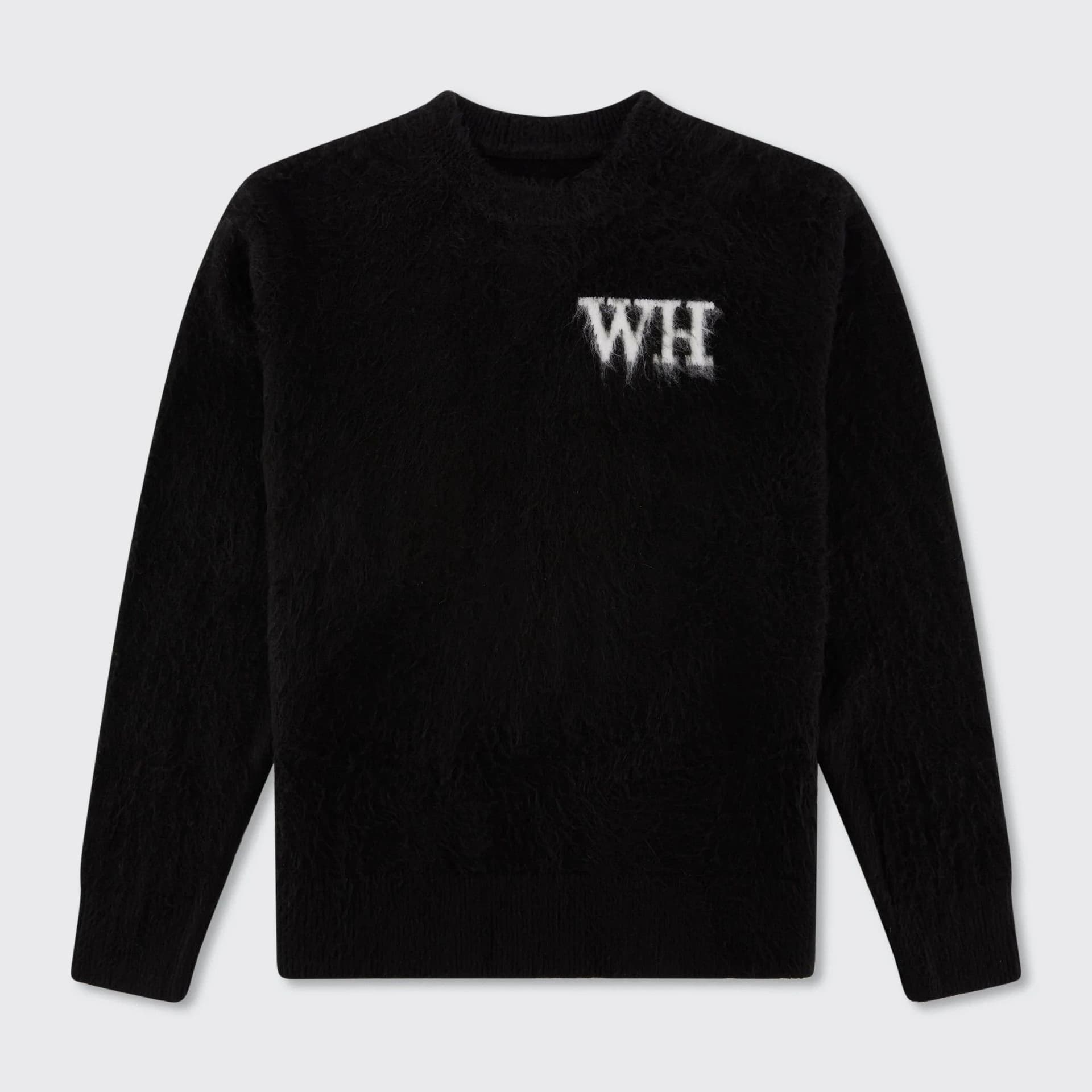 Walker & Hunt Walker & Hunt Men's WH Crewneck in Black