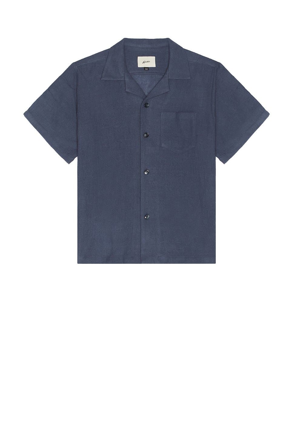 revolve Revolve Wool Gauze Camp Shirt in Steel