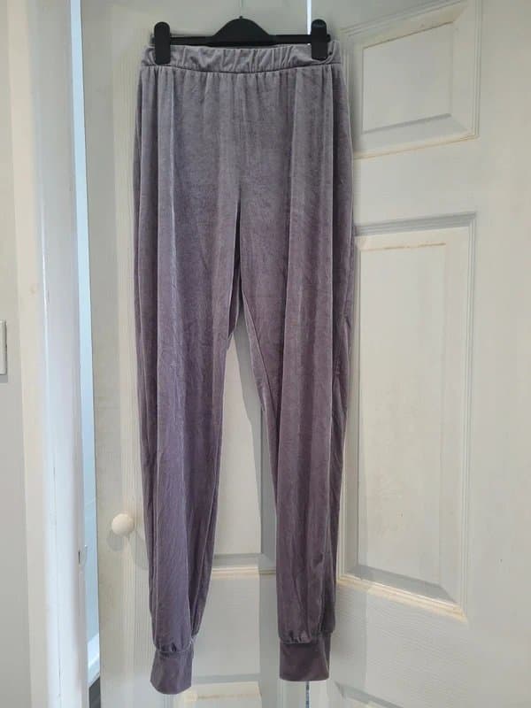 New Look Lilac Velvet Pants - New Look - 10