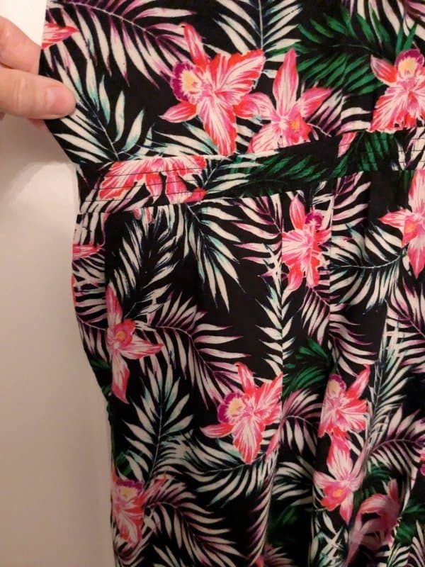 Marks & Spencer M&S Lovely Black Tropical Jumpsuit Size 20 In Great Condition