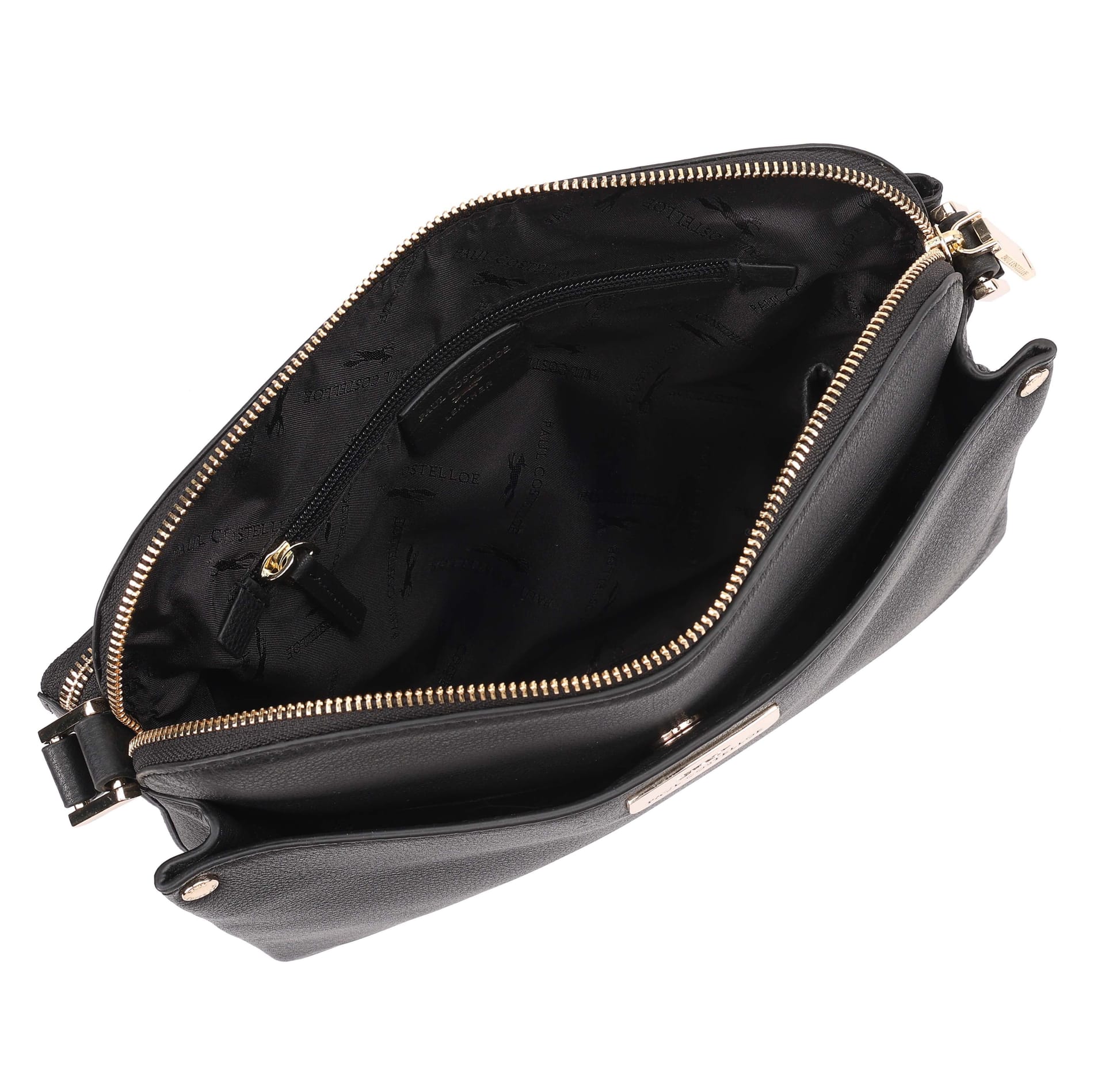 Paul Costelloe Paul Costelloe Women's Snowy Leather Cross Body Bag in Black - 4