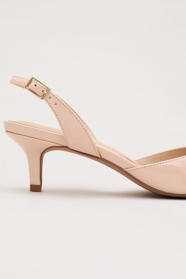 Phase Eight Phase Eight Women's Bow Kitten Heel in Pale Pink - 2