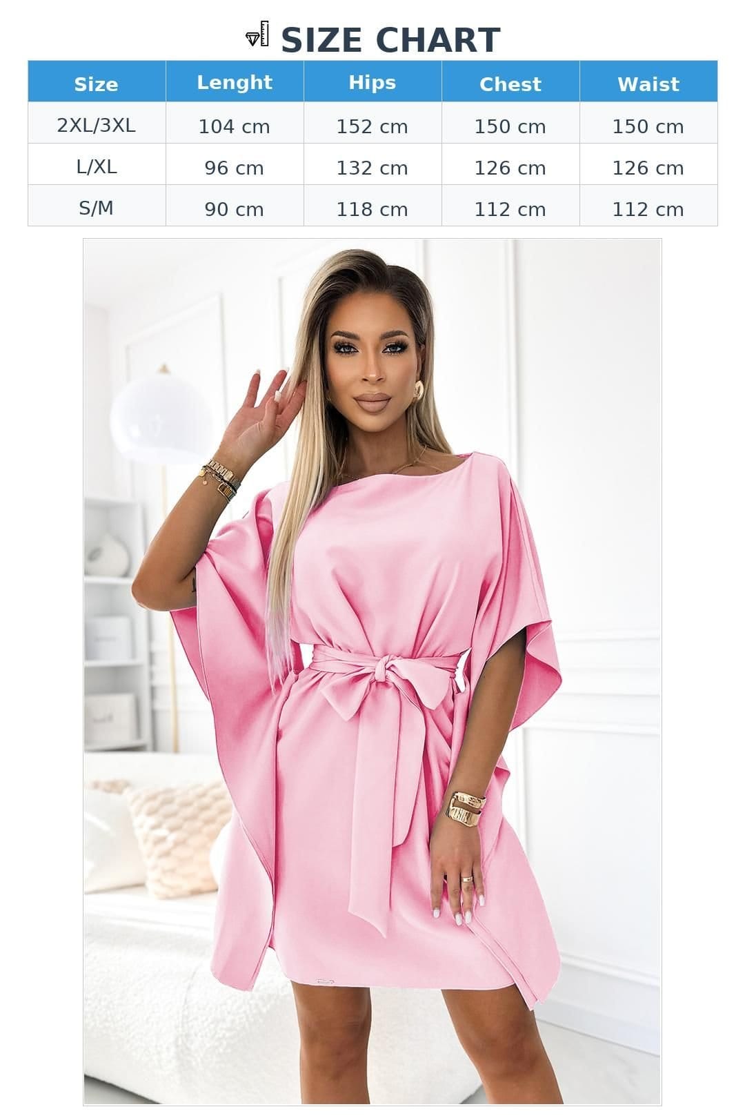 Love Lace Love Lace Women's Pastel Pink Butterfly Dress Tie Waist - 4