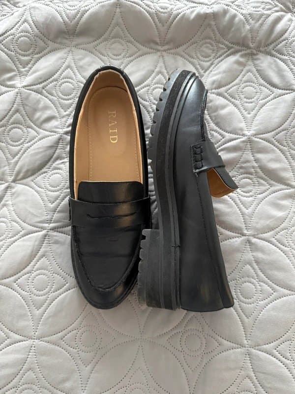 ASOS Black chunky loafers