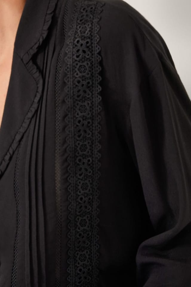 Monsoon Monsoon Women's Tamara Lace Blouse Black - 3