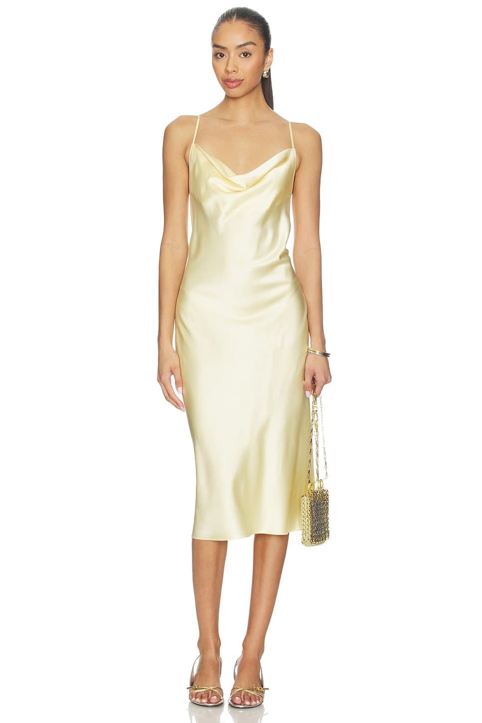 revolve Cowl Neck Slip Dress