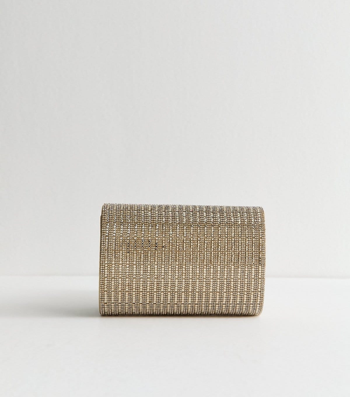 New Look Gold Sparkle Clutch Bag New Look - 4