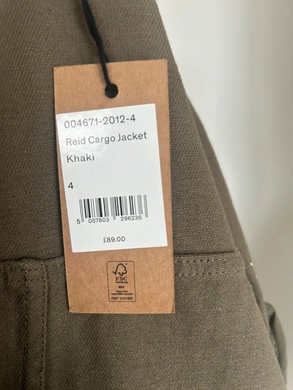 Hush * NEW * (with tags) Hush denim studded jacket  (RRP£89) UK 4/6
