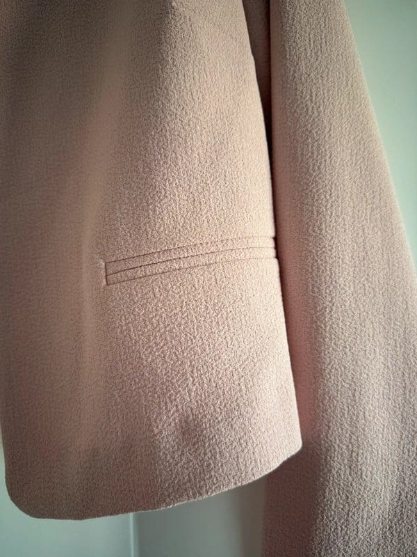 New Look Dusky Pink Cropped Blazer Size 10