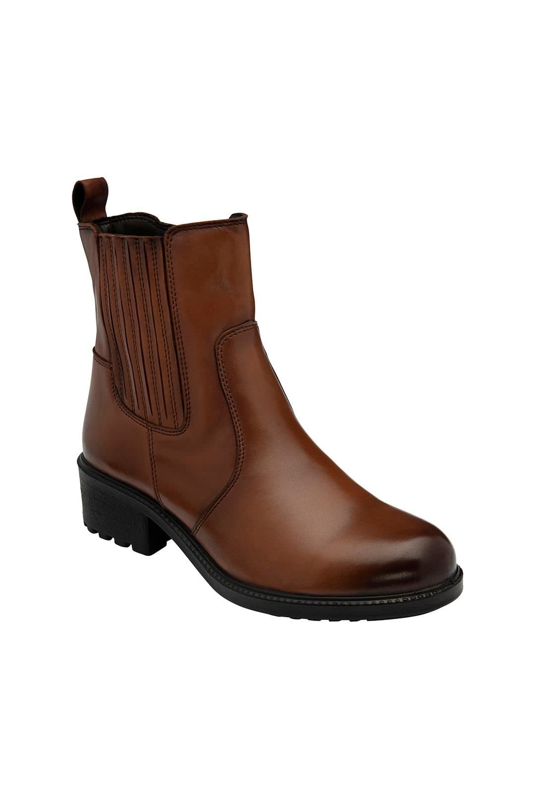 Lotus Lotus Women's 'Axelle' Leather Ankle Boots in Tan