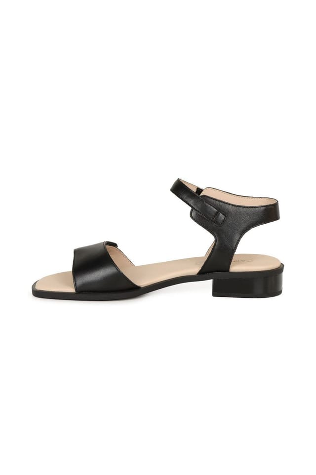 Caprice Caprice Women's 'Reference' Flat Sandals in Black - 2