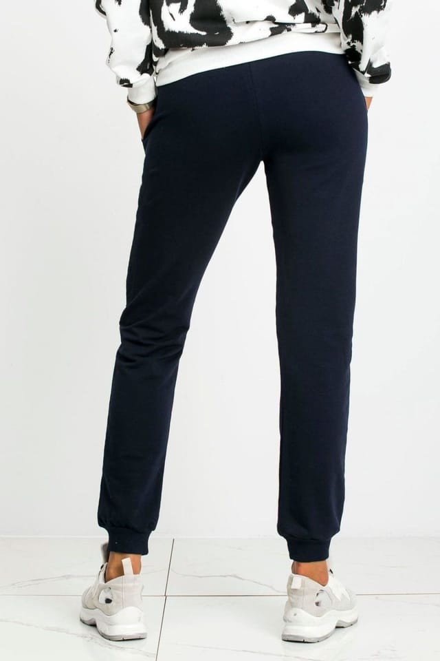 Love Lace Love Lace Women's Fashionable Slim Fit Sweatpants Tracksuit Trousers in Navy - 3