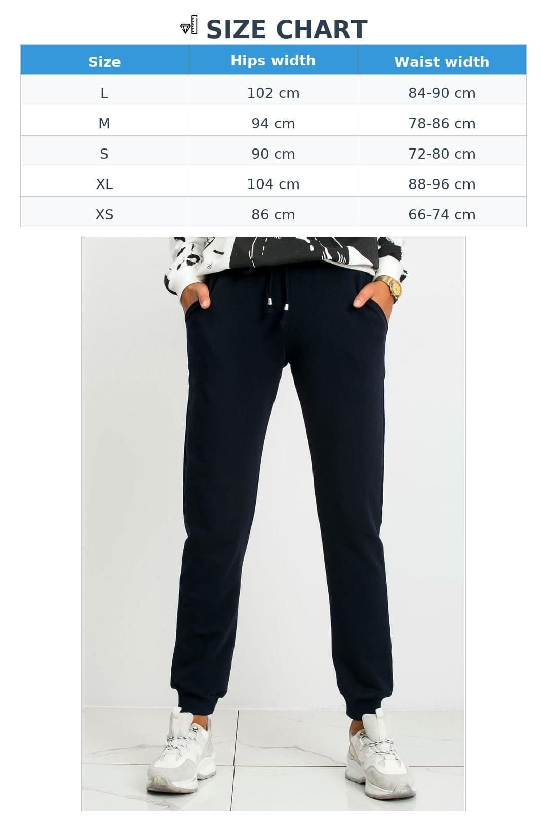 Love Lace Love Lace Women's Fashionable Slim Fit Sweatpants Tracksuit Trousers in Navy - 4