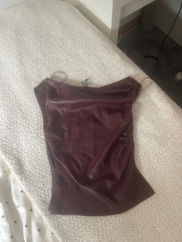 Bershka Women’s bershka leather top
