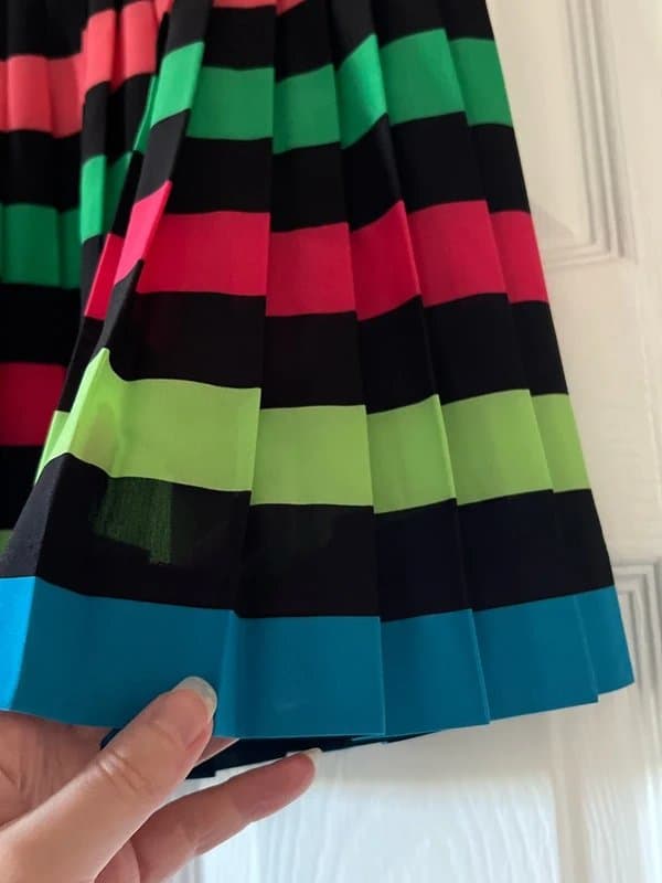 H&M Funky striped multi coloured mini skirt