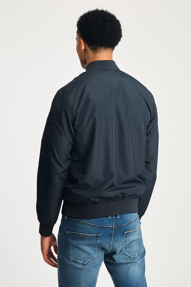 French Connection French Connection Men's MA1 Technical Bomber Jacket in Navy - 2
