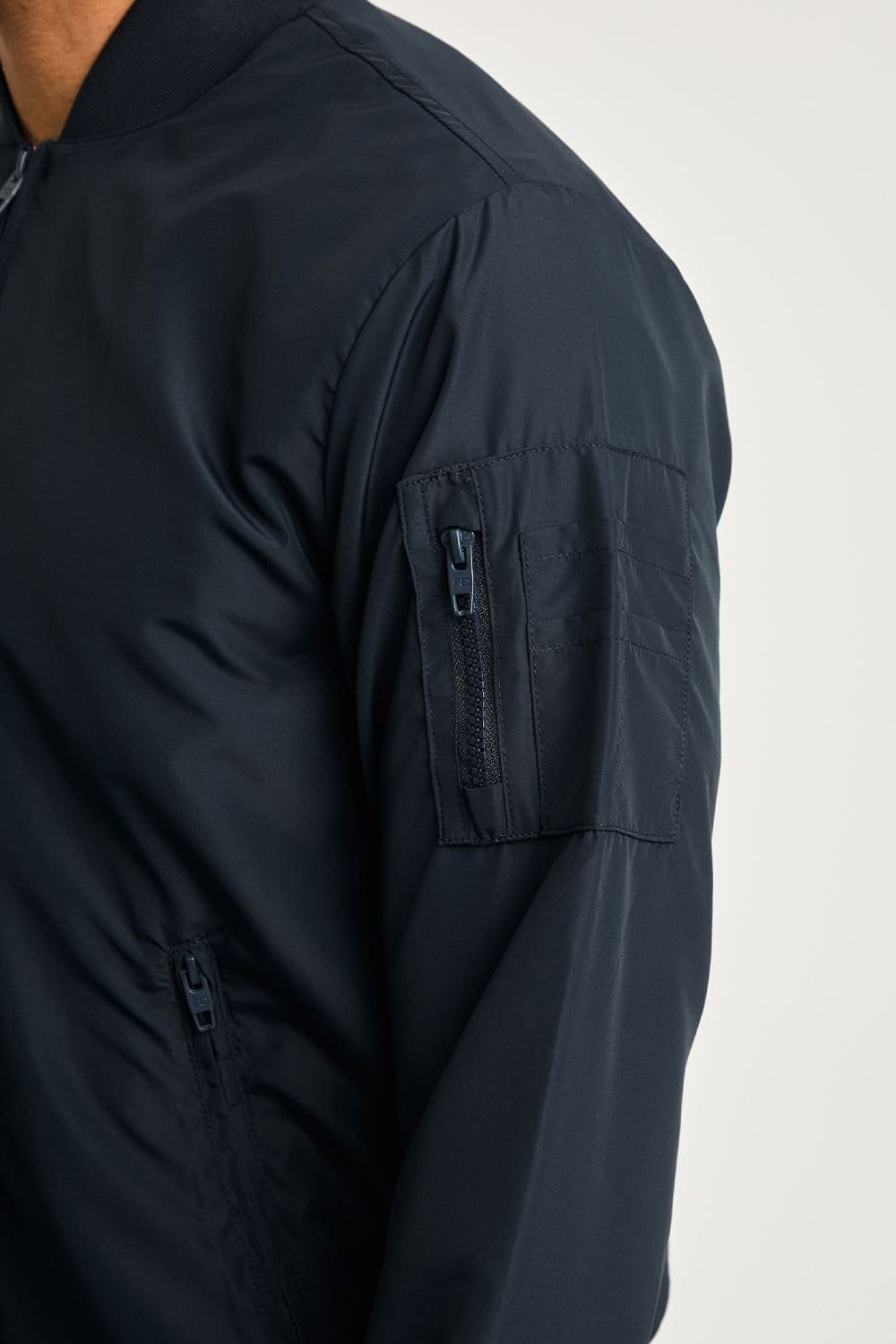 French Connection French Connection Men's MA1 Technical Bomber Jacket in Navy - 4
