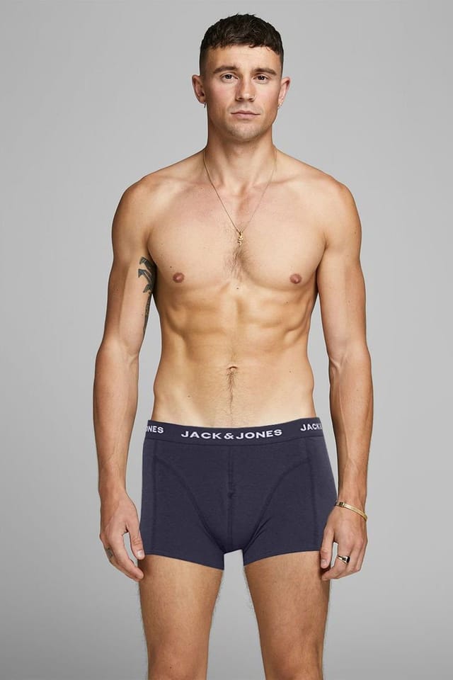 jack & jones Jack & Jones Men's Mens 7Pcs Trunks Cotton Boxers Multi Colour Size XL - 3
