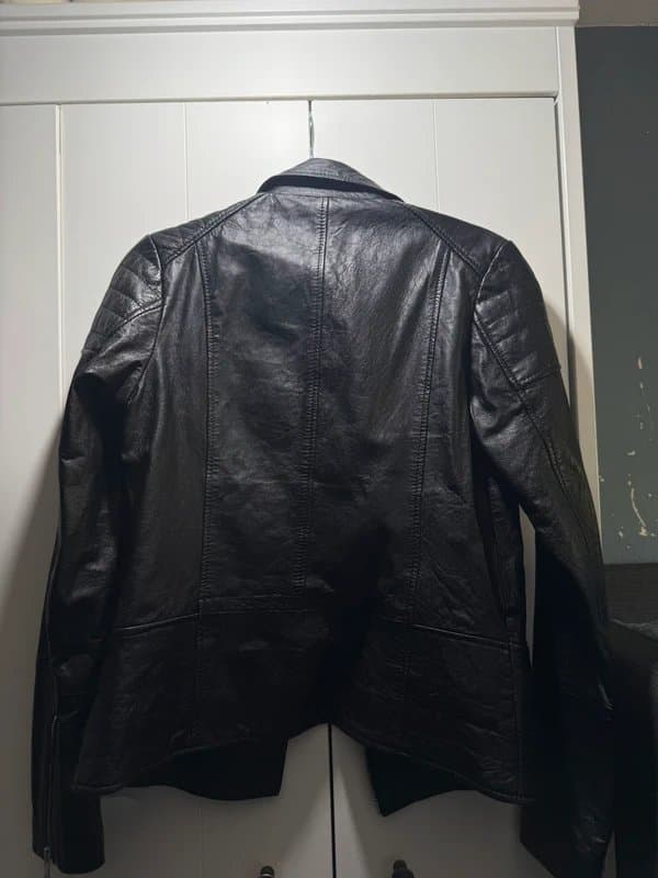 Barneys Originals Barneys Original Real Leather Biker Jacket