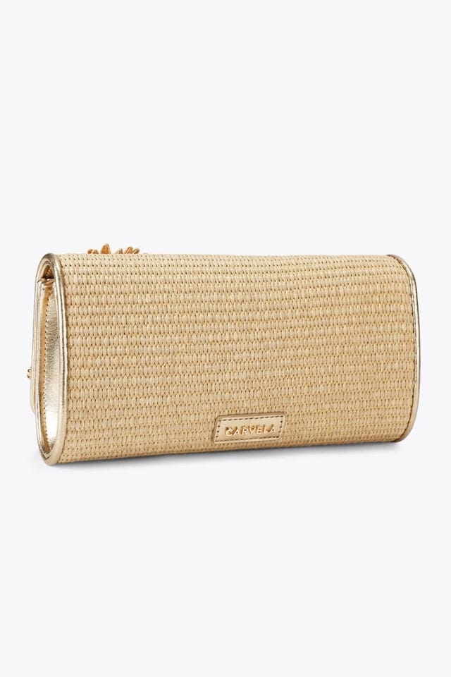 Carvela Carvela Women's 'Sorrento Flower Clutch' Bag in Beige - 3