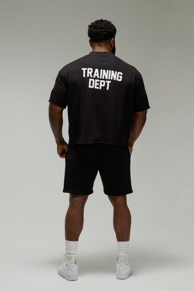 Training Dept. Training Dept. Men's Training Dept Oversized Loopback Pump Cover in Black - 2