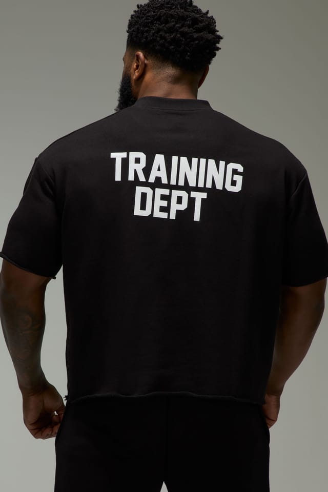 Training Dept. Training Dept. Men's Training Dept Oversized Loopback Pump Cover in Black - 3