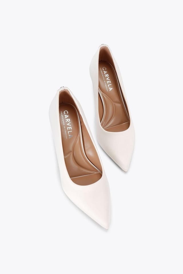 Carvela Carvela Women's 'Corletta Court' Satin Heels in White - 2