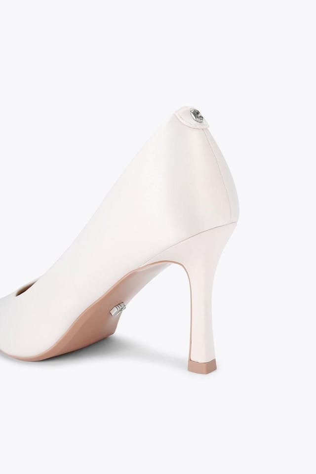 Carvela Carvela Women's 'Corletta Court' Satin Heels in White - 3