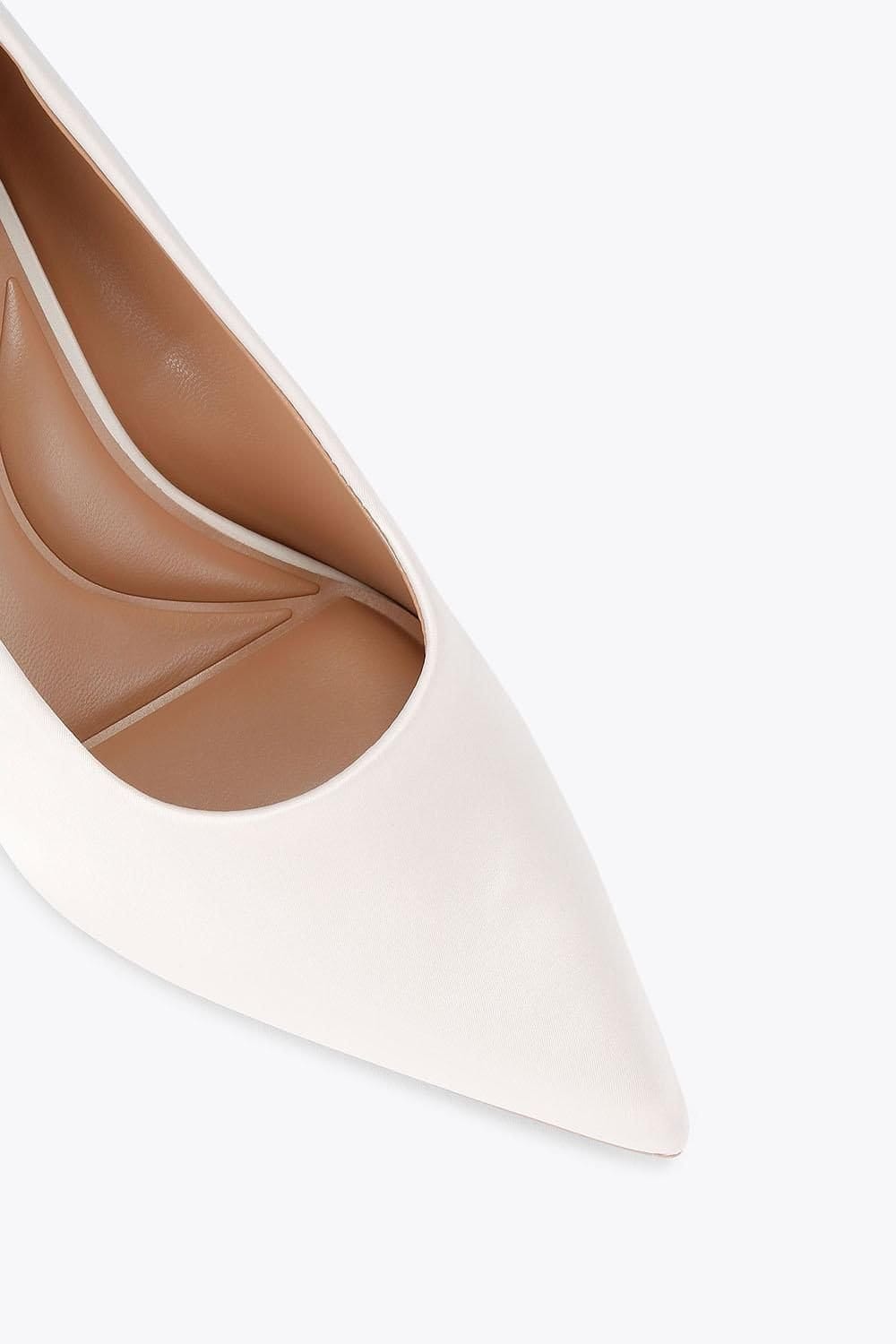 Carvela Carvela Women's 'Corletta Court' Satin Heels in White - 4