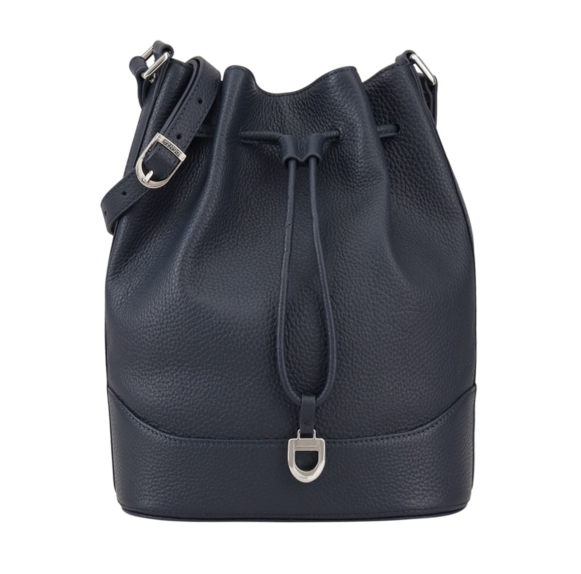 Dents Dents Women's Somerset Leather Cross Body Bag in Navy