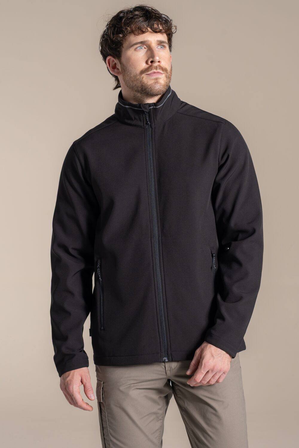 Craghoppers Craghoppers Men's Expert Basecamp II Softshell Jacket in Black - 4