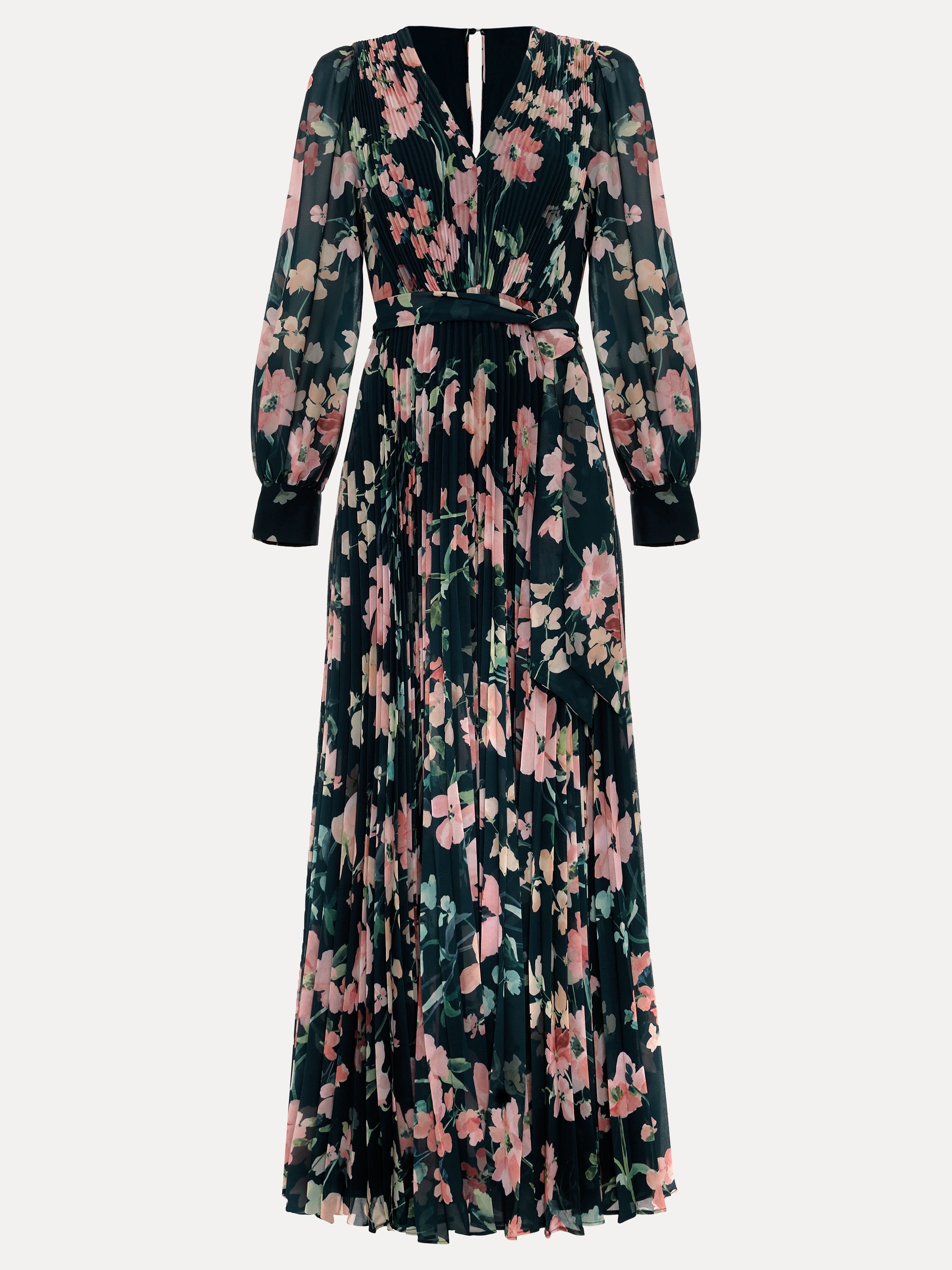 Phase Eight Phase Eight Women's Rosa V-Neck Floral Maxi Dress in Dark Navy - 2