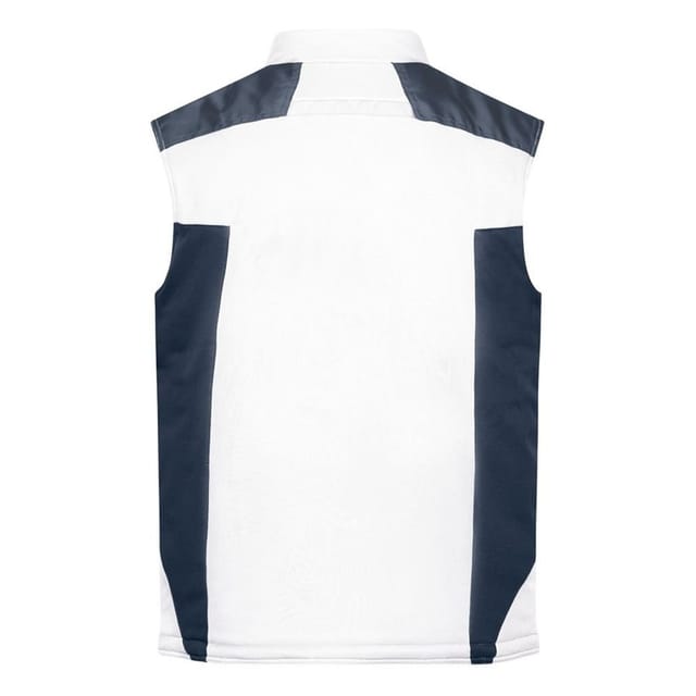 James and Nicholson James and Nicholson Men's Softshell Durable Gilet in Off-White - 2