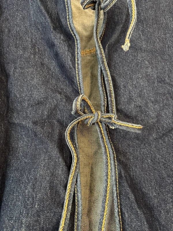 ASOS Asos denim tie waistcoat