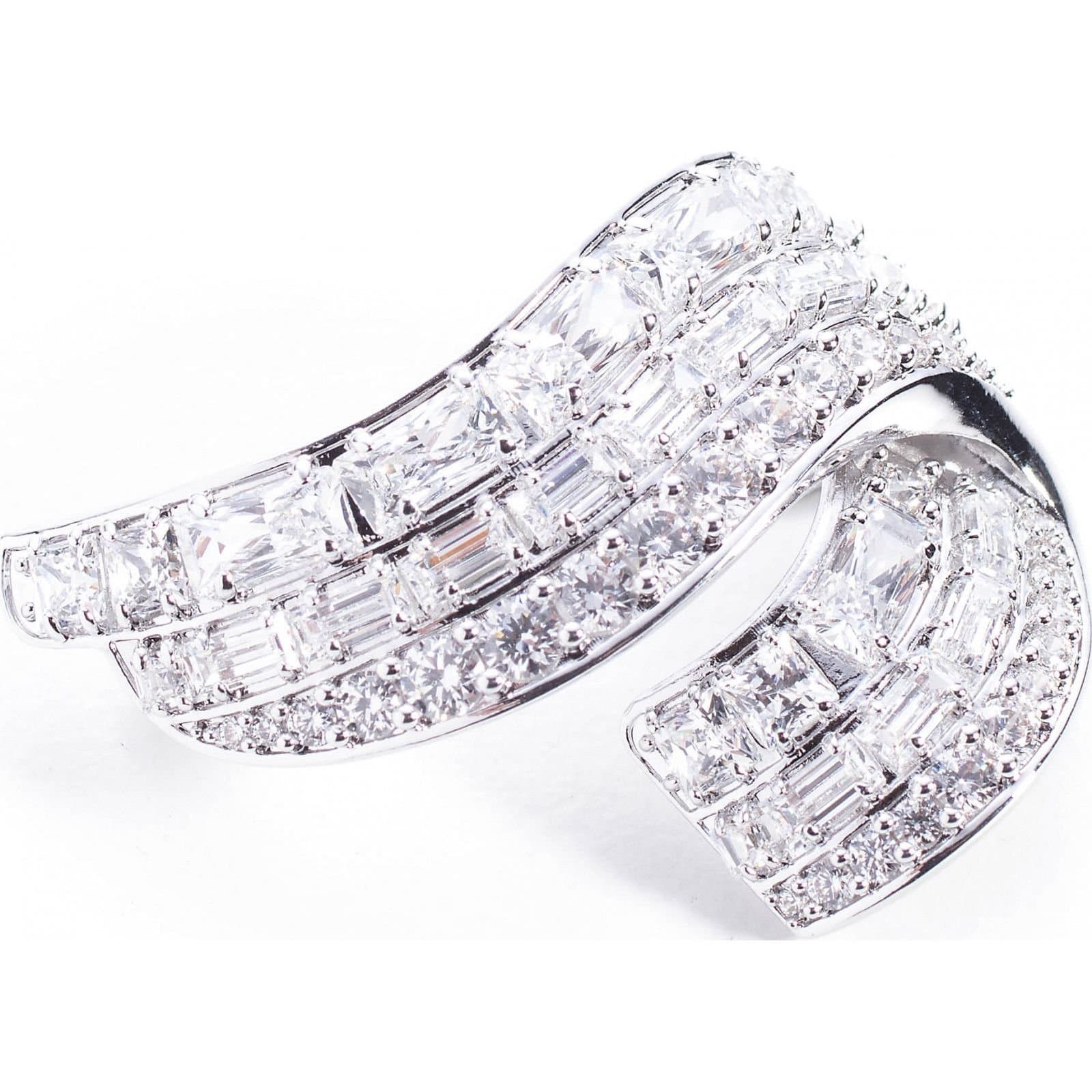 Swarovski Swarovski Women's 5681426 Hyperbola Brooch in Silver