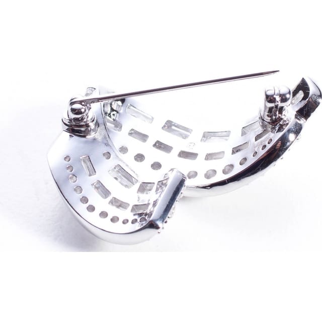 Swarovski Swarovski Women's 5681426 Hyperbola Brooch in Silver - 2