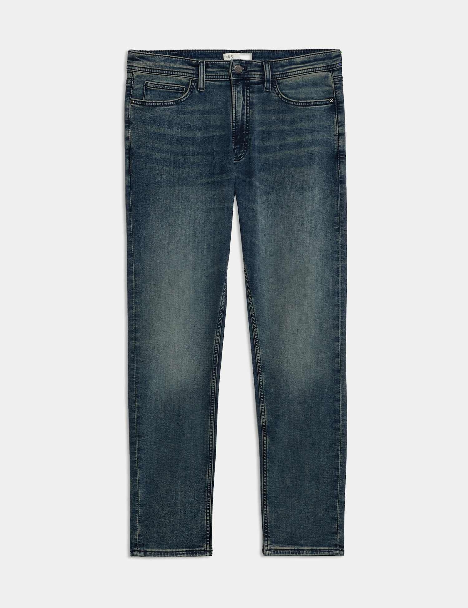 Marks & Spencer M&S Slim Fit Comfort Stretch Jeans Blue Tint