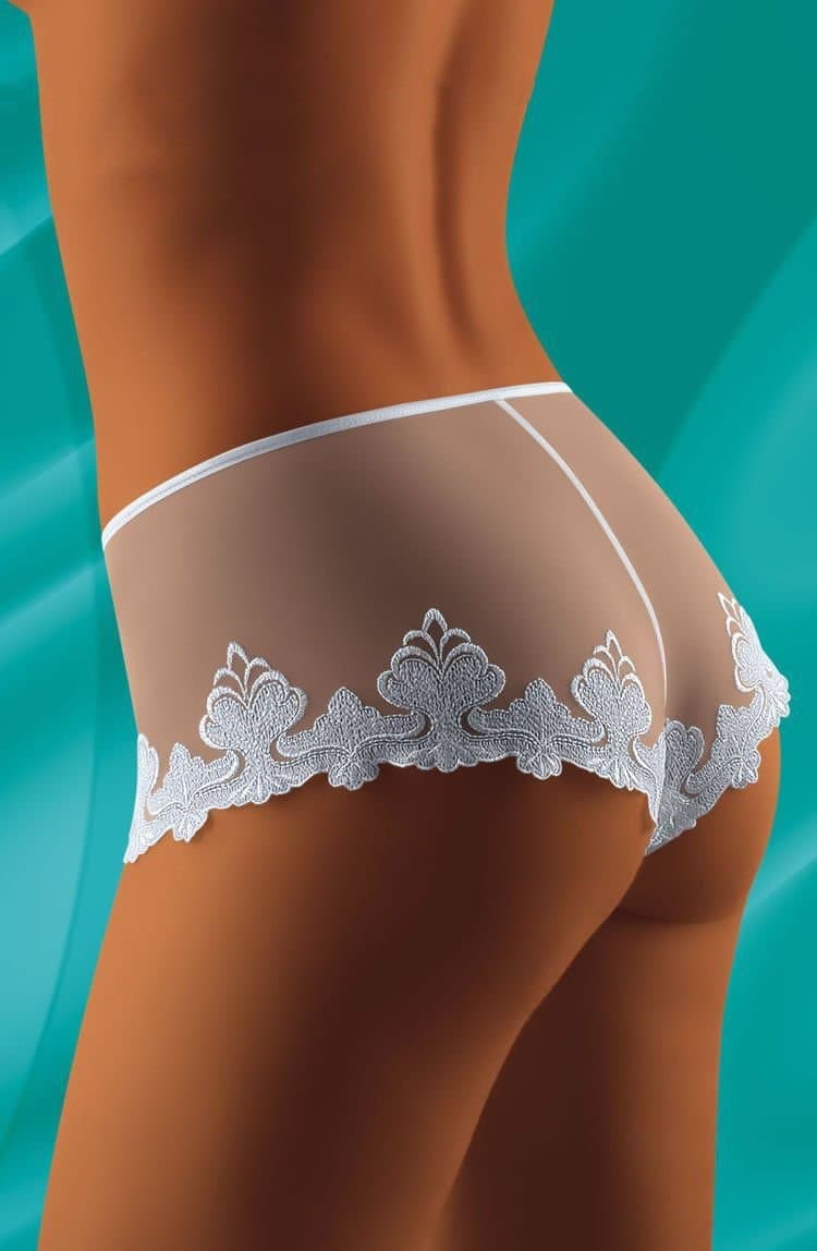 Love Lace Love Lace White Embroidered Shorts In White