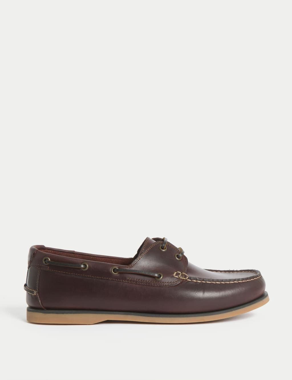 Marks & Spencer M&S Brown Leather Boat Shoes