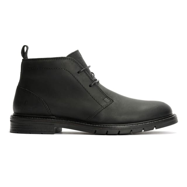 TOWER LONDON TOWER LONDON Men's Mens Armour Leather Chukka Boots in Black - 2