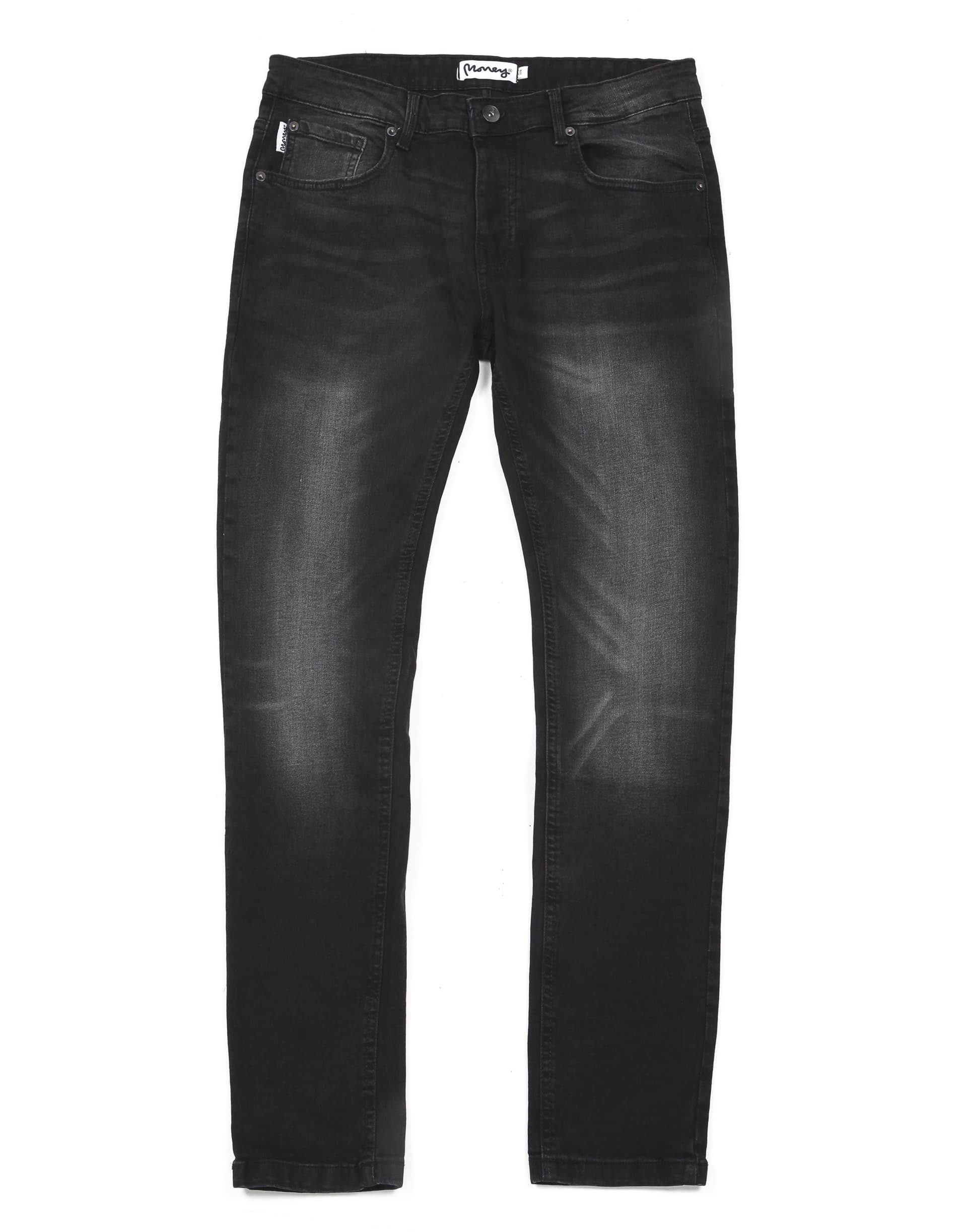 Money Money Men's Ape Embossed Jeans in Black