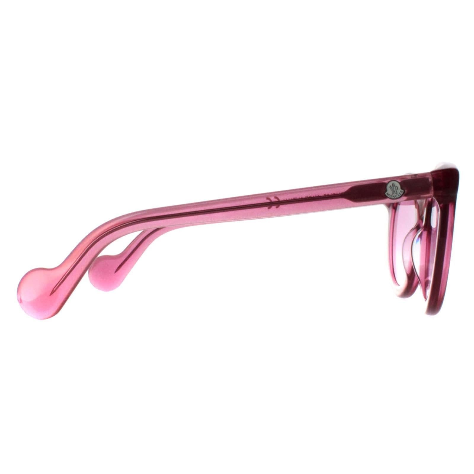 Moncler Moncler Women's Round Shiny Transparent Fuxia Pink Gradient ML0015 - 4