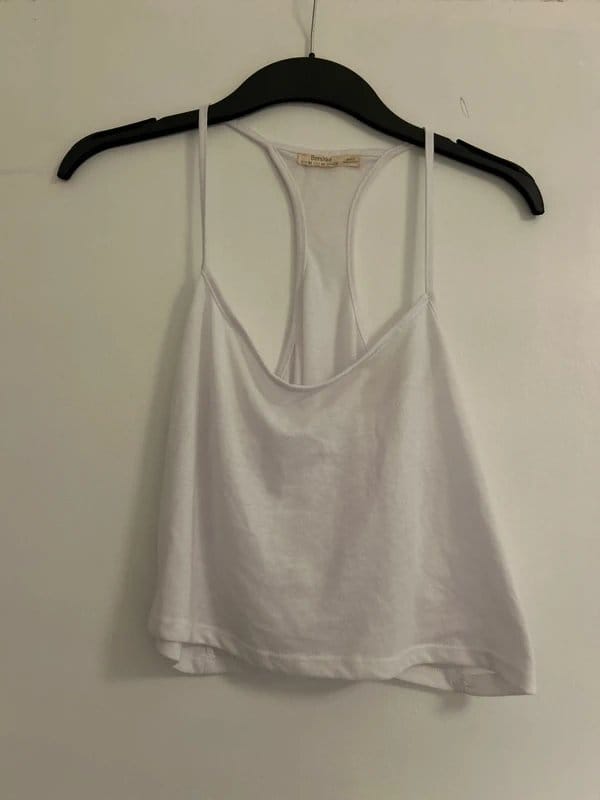 Bershka White Cami Top