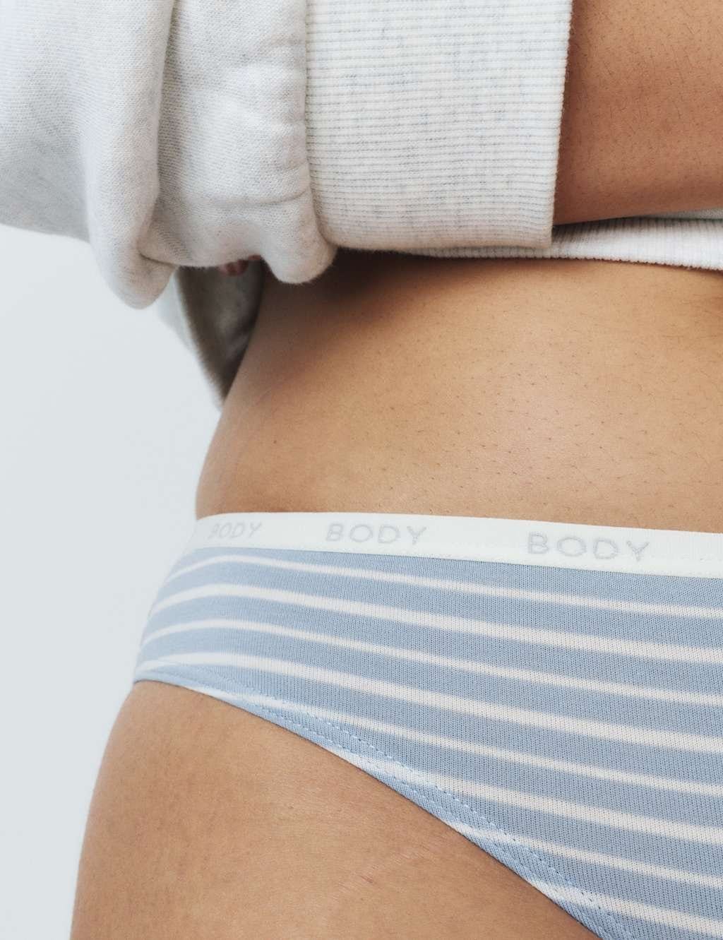 Marks & Spencer M&S 4pk Cotton Rich Bikini Knickers Light Blue Mix - 4
